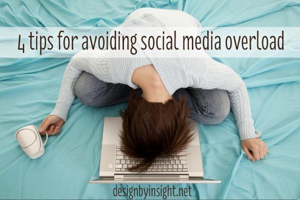 4 tips for avoiding #socialmedia overload