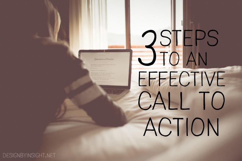 3 steps to an effective call to action