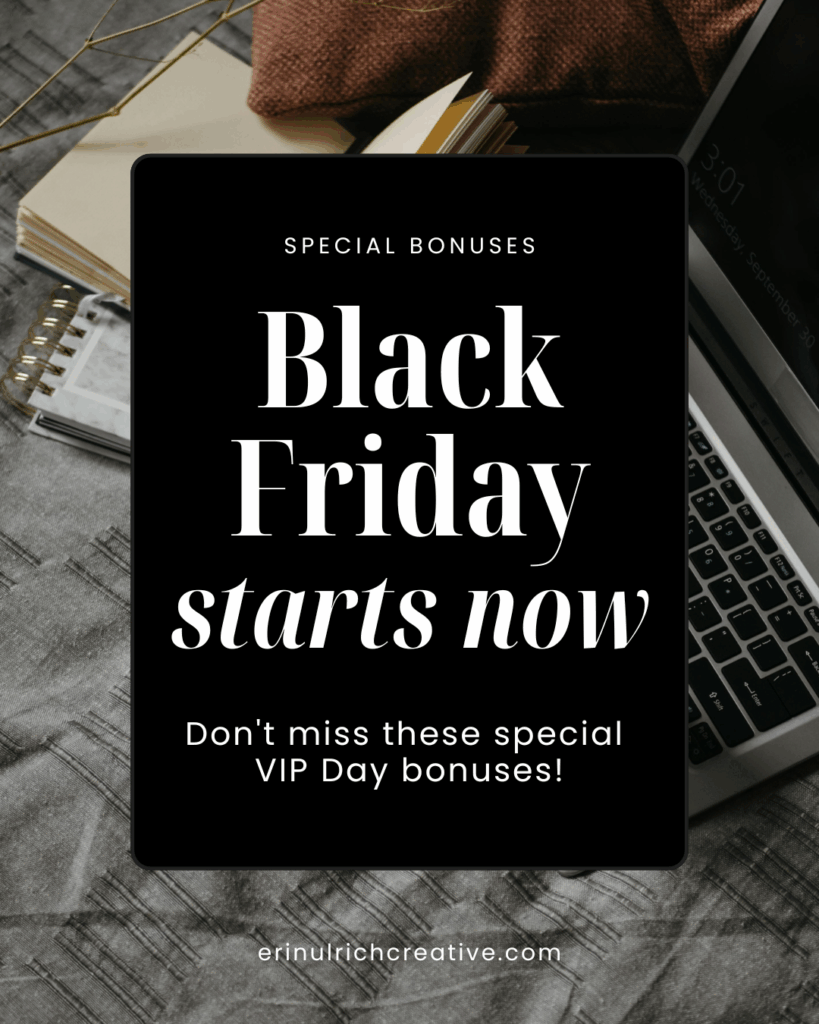 Black Friday Starts Now