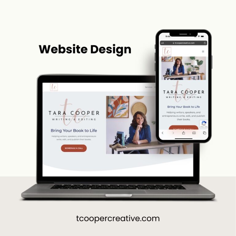 Tara Cooper Website Design