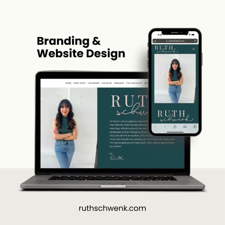 Ruth Schwenk Branding & WordPress Design Case Study